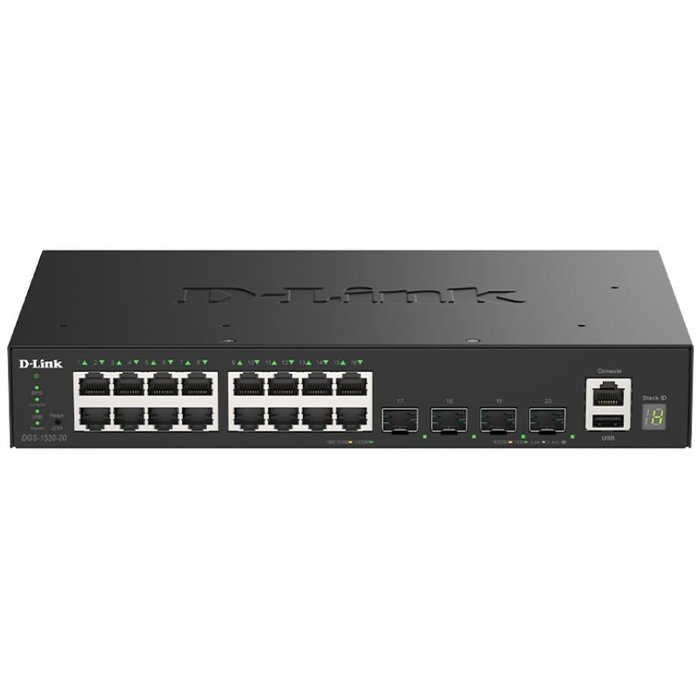 D-Link DGS-1530-20/E Switch Inteligente Gestionado de 20 Puertos con 4x 10G SFP+. advantage D-Link DGS-1530-20/E Switch Inteligente Gestionado de 20 Puertos con 4x 10G SFP+. advantage